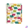 Kép 1/3 - Spirálfüzet, B5, vonalas, 100 lap, PUKKA PAD "Colour Wash Project Book", vegyes minta