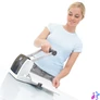Kép 2/4 - Lyukasztó, nagyteljesítményű, kétlyukú, 150 lap, könnyített lyukasztás, RAPESCO "ECO P2200", fehér