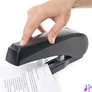 Kép 2/4 - Tűzőgép, 24/6, 923/8-12, nagyteljesítményű, 90 lap, könnyített tűzés, RAPESCO "ECO X5", fekete