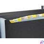 Kép 2/10 - Harmonikamappa, A4, PP, 13 rekeszes, RAPESCO "Eco GRS Recycled", matt fekete