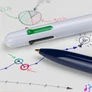 Kép 6/7 - Golyóstoll, 0,5 mm, nyomógombos, négyszínű, SCHNEIDER "Take 4", fehér