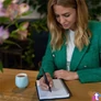 Kép 7/7 - Golyóstoll, 0,5 mm, nyomógombos, fekete színű tolltest, SCHNEIDER "Reco", kék