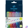 Kép 1/7 - Golyóstoll készlet, 0,5 mm, kupakos, SCHNEIDER "Vizz", vegyes színek