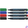Kép 2/5 - Alkoholos marker készlet, 1-3 mm, kúpos, SCHNEIDER "Maxx 130", 4 különböző szín