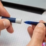 Kép 5/6 - Rollertoll, patronos, 0,6 mm, SCHNEIDER "One Change", kék