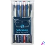 Kép 1/3 - Rollertoll készlet, 0,5 mm, SCHNEIDER "One Hybrid C", 4 szín