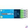 Kép 5/6 - Golyóstoll, 0,5 mm, nyomógombos, négyszínű, SCHNEIDER "Take 4 Neon", zöld-fehér