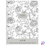 Kép 1/2 - Spirálfüzet, A4+, kockás, 80 lap, SHKOLYARYK "Vintage flowers", vegyes