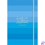 Kép 2/2 - Jegyzetfüzet, A5, vonalas, sima, pontrácsos, 96 lap, keményfedeles, SHKOLYARYK "Live in the moment", vegyes minta