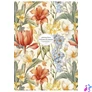 Kép 3/3 - Füzet, tűzött, A4, vonalas, 80 lap, SHKOLYARYK "Flowers and plants", vegyes