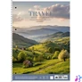 Kép 2/2 - Spirálfüzet, A4+, kockás, 80 lap, SHKOLYARYK "Travel", vegyes