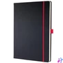 Kép 6/6 - Jegyzetfüzet, exkluzív, A4, vonalas, 97 lap, keményfedeles, SIGEL "Conceptum Red Edition", fekete-piros