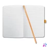 Kép 3/6 - Jegyzetfüzet, exkluzív, 135x203 mm, vonalas, 87 lap, keményfedeles, SIGEL "Jolie" Bloom Orange