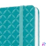Kép 2/5 - Jegyzetfüzet, exkluzív, 95x150 mm, vonalas, 87 lap, keményfedeles, SIGEL "Jolie", türkiz