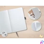 Kép 2/4 - Jegyzetfüzet, exkluzív, A5, vonalas, 87 lap, keményfedeles, SIGEL "Jolie", bézs