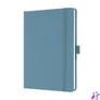Kép 1/5 - Jegyzetfüzet, exkluzív, A5, vonalas, 96 lap, keményfedeles, SIGEL "Jolie", porkék