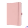 Kép 1/6 - Jegyzetfüzet, exkluzív, A5, vonalas, 96 lap, keményfedeles, SIGEL "Jolie", világos rózsaszín