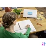 Kép 4/4 - Spirálfüzet, A5, kockás, 80 lap, puhafedeles, SIGEL "Quicknote", kék-szürke