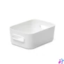 Kép 1/5 - Műanyag tárolódoboz, 1,5 liter, SMARTSTORE "Compact S", fehér