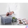 Kép 6/7 - Műanyag tárolódoboz, 2 liter, fekete fogantyúkkal, SMARTSTORE "Classic 2", átlátszó
