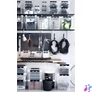 Kép 2/7 - Műanyag tárolódoboz, 3 liter, fekete fogantyúkkal, SMARTSTORE "Classic 3", átlátszó
