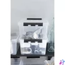 Kép 2/7 - Műanyag tárolódoboz, 8 liter, fekete fogantyúkkal, SMARTSTORE "Classic 12", átlátszó
