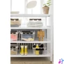 Kép 7/7 - Műanyag tárolódoboz, 8 liter, fekete fogantyúkkal, SMARTSTORE "Classic 12", átlátszó