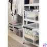 Kép 2/7 - Műanyag tárolódoboz, 8 liter, fekete fogantyúkkal, SMARTSTORE "Classic 14", átlátszó