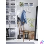 Kép 6/8 - Műanyag tárolódoboz, 25 liter, fekete fogantyúkkal, SMARTSTORE "Classic 16", átlátszó
