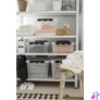 Kép 2/8 - Műanyag tárolódoboz, 21 liter, fekete fogantyúkkal, SMARTSTORE "Classic 24", átlátszó