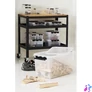 Kép 2/4 - Műanyag tárolódoboz, 70 liter, fekete fogantyúkkal, SMARTSTORE "Classic 70", átlátszó