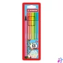 Kép 2/2 - Filctoll készlet, 1 mm, STABILO "Pen 68", 6 neon szín