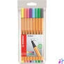 Kép 1/2 - Tűfilc készlet, 0,4 mm, STABILO "Point 88", 8 pasztell szín