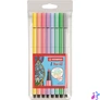 Kép 1/2 - Filctoll készlet, 1 mm, STABILO "Pen 68", 8 pasztell szín