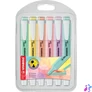 Kép 1/4 - Szövegkiemelő készlet, 1-4 mm, STABILO "Swing Cool Pastel", 6 különböző szín
