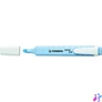 Kép 2/2 - Szövegkiemelő, 1-4 mm, STABILO "Swing Cool Pastel", ködös kék