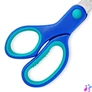 Kép 3/5 - Olló, iskolai, 14 cm, balkezes, STAEDTLER "Noris 965", kék