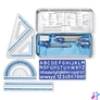 Kép 3/3 - Matematikai készlet, fém dobozban, 10 darabos, vonalzóval, körzővel és kiegészítőkkel, STAEDTLER® "557 10"