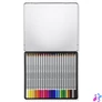 Kép 2/3 - Akvarell ceruza készlet, hatszögletű, fém doboz, STAEDTLER "Karat® aquarell 125", 24 különböző szín