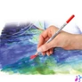 Kép 3/3 - Akvarell ceruza készlet, hatszögletű, fém doboz, STAEDTLER "Karat® aquarell 125", 48 különböző szín