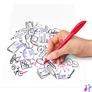 Kép 5/5 - Golyóstoll, 0,3 mm, kupakos, STAEDTLER "Ball 432", piros