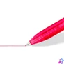 Kép 2/4 - Golyóstoll, 1 mm, nyomógombos, STAEDTLER "Ball 423 M", piros