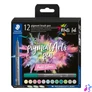 Kép 1/6 - Ecsetirón készlet, STAEDTLER "Pigment brush 371", 12 különböző pasztell szín