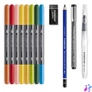 Kép 2/4 - Ecsetirón készlet, kétvégű, STAEDTLER "Mixed Set 5", 8 különböző szín