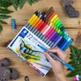 Kép 3/4 - Filctoll készlet, 0,8/3,0 mm, kétvégű, STAEDTLER® "3200", 72 különböző szín