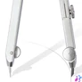 Kép 6/6 - Körző készlet, precíziós, 4 darabos, STAEDTLER "Mars® comfort 552"