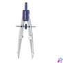 Kép 2/3 - Körző készlet, precíziós, 3 darabos, STAEDTLER "Noris 550 01/02"