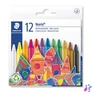 Kép 1/3 - Zsírkréta, STAEDTLER "Noris 220", 12 különböző szín