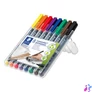 Kép 2/2 - Alkoholos marker készlet, OHP, 1 mm, STAEDTLER "Lumocolor® 317 M", 8 különböző szín