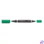 Kép 2/2 - Alkoholos marker, 0,6/1,5 mm, kúpos, kétvégű, STAEDTLER "Lumocolor® duo 348", zöld